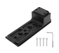 KIMISS Pie para Collar de Lente, Soporte de Placa de Liberación Rápida para Lente FE 400 800 Mm F6.3 8 G OSS, con Orificios para Tornillos de 1/4 3/8 Pulgadas para Base de Montaje en