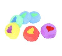 KIMISS Piedras de Equilibrio para Niños, 6 Piezas de Piedras de Salto de Plástico Iluminadas para Interiores y Juegos, Juguetes de Entrenamiento Antideslizantes