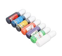 KIMISS Pigmento de Resina Epoxi para Manualidades, 7 Colores Transparentes de Fácil Dispersión y Alta transparencia.