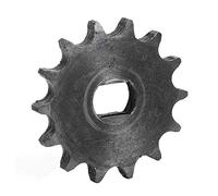 KIMISS Piñón de 14 Dientes, Cadena de Metal 428 para Scooter Eléctrico 13t 25h Piñón Engranaje 12x17mm
