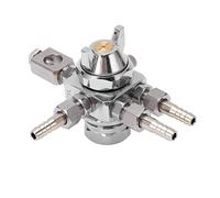 KIMISS Pistola Pulverizadora Automática con Boquilla de Acero Inoxidable - Pulverizador Compacto de Pintura Al óleo de Aleación de Zinc para la Industria | Patrones de Círculos y Abanicos Ajustables