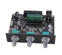 KIMISS Placa Amplificadora 2.1, Subwoofer HiFi de 100 W con Control de Aplicación, Módulo Inalámbrico BT 5.1 o, Conexiones Fáciles para Entretenimiento en el Hogar, Ajuste de Agudos y Graves