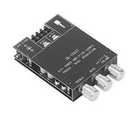 KIMISS Placa amplificadora de audio 100W, para equipos de sonido, Bluetooth 5.0 dual channel, módulo estéreo digital con alimentación DC12-24V, receptor inalámbrico