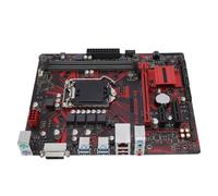 KIMISS Placa Base de Escritorio B250M-V3 M-ATX para LGA 1151, Compatible con Core I7/i5/i3 de 7.ª/6.ª Generación, DDR4 de Doble Canal a 2400 MHz, PCIe 3.0, Salida DVI, LAN Gigabit o Integrada