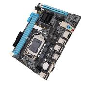 KIMISS Placa base Micro ATX para escritorio, H61, ranura de CPU LGA 1155, 6 USB 2.0, DDR3, M.2 NVMe NGFF, LAN de 100 Mbps, compatible con procesadores I3/i5/i7 y Pentium, con salida HDMIVGA, hasta