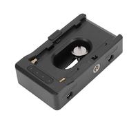 KIMISS Placa de Batería NP F Externa DC8V 12V USB C Adaptador de Corriente de Repuesto para Cámara F970 F750 F550 Aleación de Aluminio con Soporte de Zapata Fría