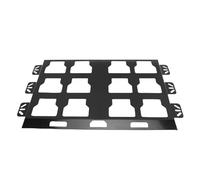 KIMISS Placa de Montaje - Base Metálica para de Organización y Almacenamiento de Herramientas - Construcción Resistente (BLACK)