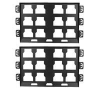 KIMISS Placa de Montaje Packout para Caja de Herramientas, Base Metálica de Pared/suelo para Almacenamiento Seguro, Acero de Aleación Resistente