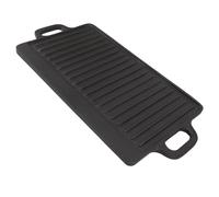 KIMISS Placa para Plancha Parrilla de Hierro de Doble Cara para un Calentamiento Rápido y Uniforme - Placa para Parrilla Reversible para Estufas de Gas y Cocinas de Inducción | Ideal para Acampar Al