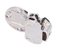 KIMISS Plantilla de Bisagra de Puerta Oculta + Bisagra de Solapa de 90 Grados, Aleación de Zinc, Mini de Mesa Plegable, Accesorio de Hardware para Armario + a Tope para Cajón de Escritorio Frontal