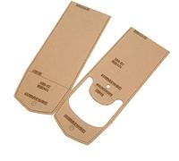 KIMISS Plantilla de Cuero Acrílico para Estuche de Lápices y Estuche para Bolígrafos, Herramienta de Plantilla y Molde para Manualidades DIY