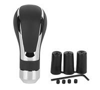 KIMISS Pomo de cambio automático, accesorio de pomo de cambio de cabeza de palanca de cambio automático de coche Universal de plástico negro