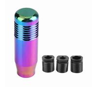 KIMISS Pomo de cambio de marcha de aleación de aluminio, para, diseño ergonómico y colorido, cabeza de palanca de 8.5 cm, accesorio de coche manual