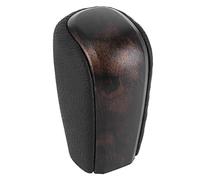 KIMISS Pomo de Palanca de Cambios, Palanca de Cambios, Bola de Mano para FJ150, Apto para GX460 GX470, Elegante Diseño de ABS y Cuero (A (negro))