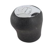 KIMISS Pomo de Palanca de Cambios, Palanca de Cambios de 5 Velocidades, Patrón de Cuero de PVC Negro, Reemplazo Ergonómico, Fácil Instalación