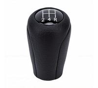 KIMISS Pomo de Palanca de Cambios Pomo de Palanca de Cambios de 5 Velocidades de de Cuero Brazo Headball Cuero Negro Antideslizante Reemplazo Directo con Ag