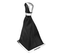 KIMISS Pomo para cambio de marchas de 5 velocidades y funda, compatible con Focus MK2 (2005-2011), diseño ergonómico y ajuste seguro, kit de gaiter y knob