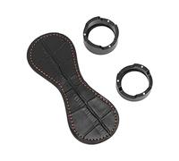 KIMISS Pool Chalkmagnetic Taom Chalk Soporte de Tiza para Taco de Billar de Cuero, Clip Magnético para Tiza de Bolsillo para Piscina, Accesorio de Billar Negro, Soporte Duradero para