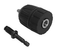 KIMISS Portabrocas sin Llave de 0,8-10mm, Adaptador de Carcasa de Plástico /8-24UNF, Taladros Eléctricos, Varilla de Extensión Hexagonal de 1/4