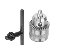 KIMISS Portabrocas Tipo Mini Llave con Llave para Taladro Eléctrico + Capacidad de 0,3-4 Mm + Portabrocas con (0,6-6 MM3/8-24UNF)