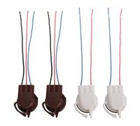 KIMISS Portalámparas Trasero, Conector de Cableado para Lámpara 4PCS 3157 3057 LED for Luz Trasera de Coche
