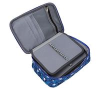 KIMISS Portalápices de Gran Capacidad para Artista - Estuche para Bolígrafos Multicapa de 72 Orificios Bolsa con Cremallera para Lápices de Colores Suministros de Arte para Estudiantes - Estuche (72