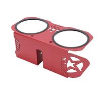 KIMISS Portavasos con Barra de Agarre, Reemplazo Seguro y Estable con Anillo Protector de Goma para 570 800 900 1000 XP Turbo, Se Adapta a 18 Botellas de 40 Oz (Rojo)