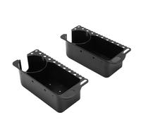 KIMISS Portavasos para Barco, Organizador de ABS para Barcos con Tornillos, Portavasos Marino Multifuncional para Pontones, Kayaks, Botes Tipo Jon Boat y Yates.