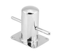 KIMISS Poste de amarre para barcos de acero inoxidable, para yates y emba ciones, 120mm x 90mm, resistente a la corrosión, Poste de samson cruzado