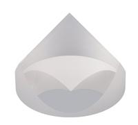 KIMISS Prisma de Cubo de Esquina, Accesorio de Estación Total de Vidrio óptico de 64 Mm para Mejorar la Precisión de Medición y la Reflexión