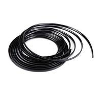 KIMISS Protector de Borde de Puerta para Coche, 6m/19.7ft, Tira de moldura Negra contra arañazos, Cubierta Protectora para Puertas, Compatible con Varios Modelos