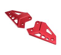 KIMISS Protector de Clavija de Pie de Motocicleta Placa Trasera del Protector del Talón para Z900 2017-2021, Cubierta de Reposapiés de Aleación de Aluminio, Elegante de Talón de Clavija de Pie (rojo)