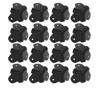 KIMISS Protector de Esquina de Metal para Altavoces y Muebles, 16 Protectores de Borde de Hierro, Amplificadores y Gabinetes, Acabado Negro Duradero