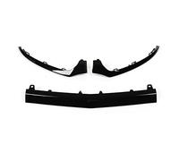 KIMISS Protector de Labios Delantero, 3 Piezas de Repuesto de Embellecedores Inferiores de Parachoques Delantero Negro Brillante para Clase C W205 C205 A205