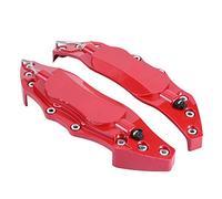 KIMISS Protector de Pinza de Freno, Juego de Aleación de Aluminio | Resistente a la corrosión, ajuste de alta precisión, incluye 2 piezas, fácil de instalar, adecuado para bujes de 16-17