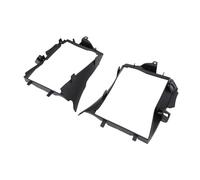 KIMISS Protector de Rejilla de Radiador de Motocicleta, par de Cubierta de Carcasa de PC para Faro Delantero Izquierdo Derecho para R1200GS ADV R1200 GS Adventure 14-19, Protección