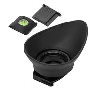 KIMISS Protector de Visor Ocular para Cámara DK19 con Nivel de Zapata y Cubierta Diseño de Oreja de Gato Duradero y Resistente a los Arañazos para Cámaras D800 D700 D4 D3S D3X D2X D2H