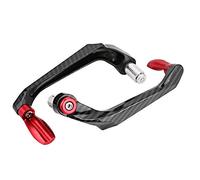 KIMISS Protector para manillar de moto, universal de aleación de aluminio 7/8", rojo, protector de freno, compatible con múltiples modelos