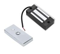 KIMISS Puerta única 12V, DC24V Mini Cerradura Electromagnética Electrónica Magnética Eléctrica 60KG Fuerza de Retención para Seguridad del Hogar