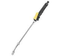 KIMISS Pulverizador Plástico y Acero Inoxidable Ajustable Pistola Pulverizadora Boquilla de Codo Barra de Pulverización de Acero Inoxidable para (50 cm de largo total)