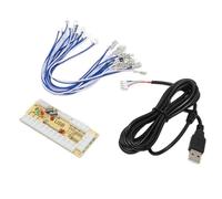 KIMISS QM070911 Codificador USB A sin Retardo para 1 2 3 Retropie - Codificador de Controlador de Juego DIY