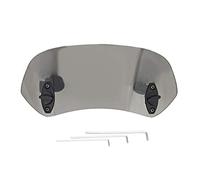 KIMISS r de viento ajustable para moto, pantalla universal, clip fácil de instalar, protege del viento y lluvia, accesorio para manillar