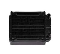 KIMISS Radiador de Agua de Aluminio, Fila de Enfriador de 80MM para PC, Computadora, Refrigeración por Agua, Radiador de Refrigeración, Disipador de Calor de CPU