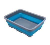 KIMISS Recipiente Plegable para Lavar Platos, Cubo de Lavado Plegable con Tapón de Drenaje para Camping, Picnics, Cocina, Caravana, Lavado de Platos y verduras.