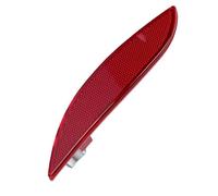 KIMISS Reemplazo de Lente Roja del Reflector del Parachoques Trasero, Ajuste a Presión del Marcador Trasero ABS PMMA para MK3 2009-2016, Cubierta del Parachoques Izquierdo (Izquierda: 265650004R)