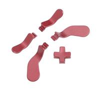 KIMISS Reemplazo de Paletas del controlador: Almohadilla D de Acero Inoxidable Compatible con la Serie 2, Experiencia de Juego Personalizable (rojo)