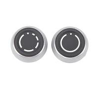 KIMISS Reemplazo de Perillas de Radio, 1 par para Boxster Cayman 911 Perilla de Control de Volumen de Radio Izquierda Derecha Sensible Durable Multimedia Tapas de Perilla de