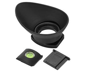 KIMISS Reemplazo del Protector del Visor del Ocular de la Cámara DK-19 para D800 con Nivel de Zapata Caliente y Cubierta de Cámara Electrónica de Alto Rendimiento
