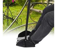 KIMISS Refutero de Aviones - Hamaca de Pie Colgante para Oficina, Viaje y Hogar - Descanso de Pies Compactos para Comodidad y Soporte en Viajes Largos (BLACK)