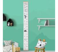 KIMISS Regla de Medición para Niños, Patrón de Animales, Portátil, Linda Calcomanía de Pared Medida del Crecimiento del Hogar Messlatte Kinder Holz Charts, Regla, Simple y Decorativa (1)